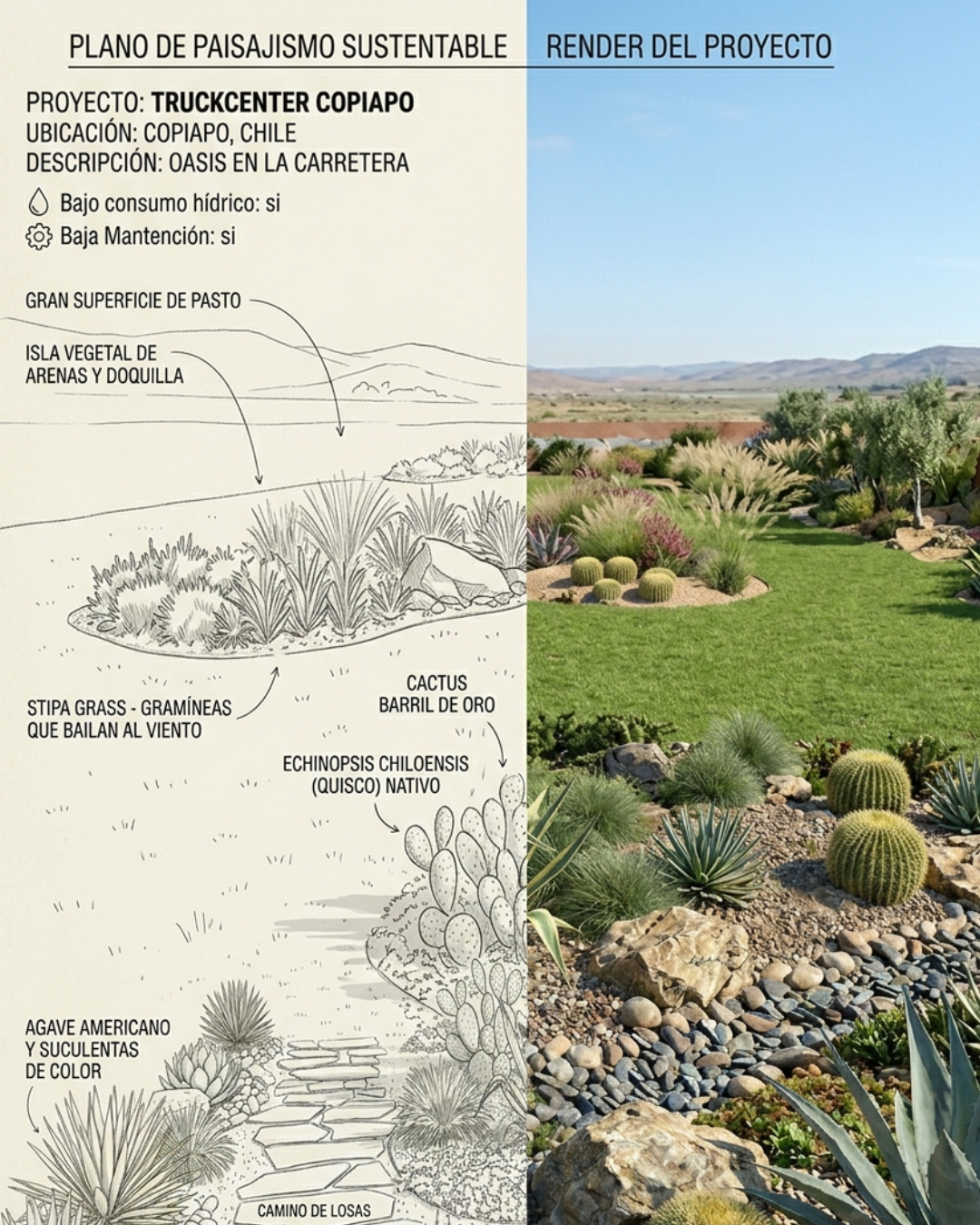 Diseño 3D y visualización de arquitectura exterior para paisajismo